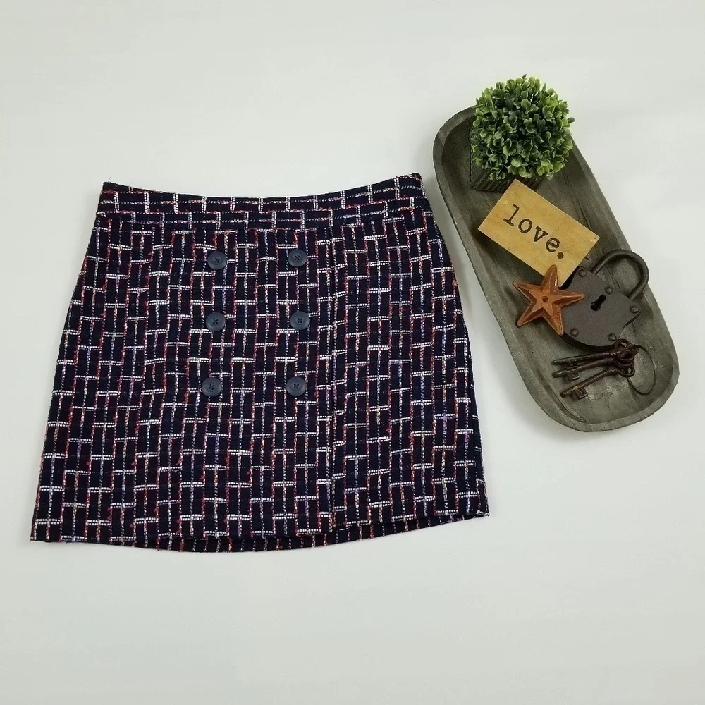 LOFT skirt blue